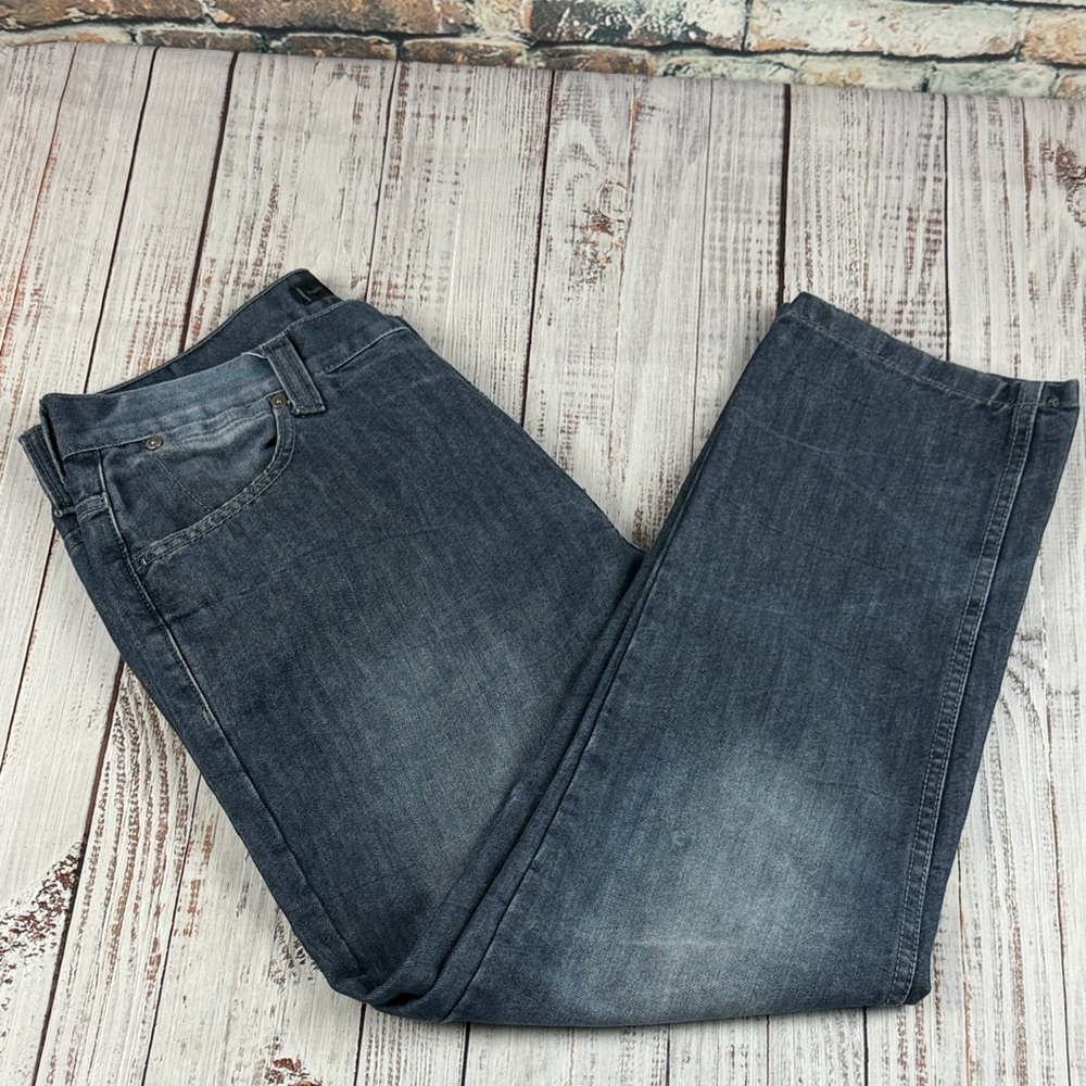 PD&C slim Straight blue Jeans Size 34 X 30 - Picture 8 of 10